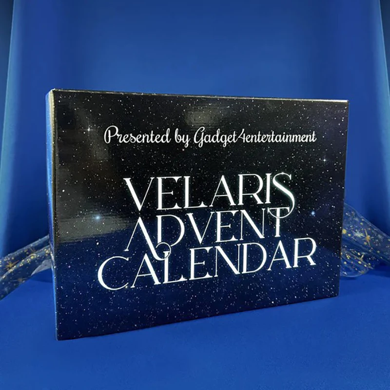 Calendário do Advento Velaris 2024 original, contagem regressiva do advento de Natal, caixa cega de 12 dias