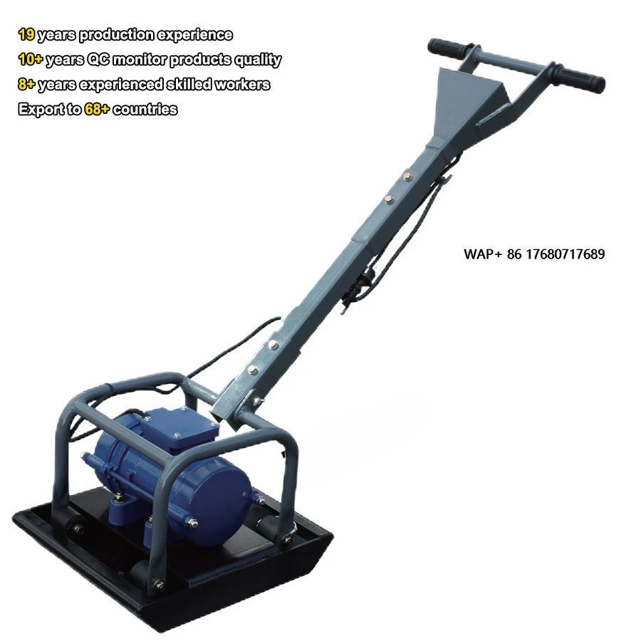 PME-C40E 40KG Cheap Portable Rock Robin Walk Behind One-way Forward Soil Electric Compactor Plate