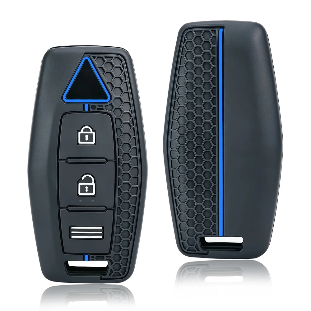 Silicone Car Smart Key Case Cover For Mitsubishi Outlander 2023 2022 3 Bottons Auto Remote Key Shell Fob Holder Accessories view 3