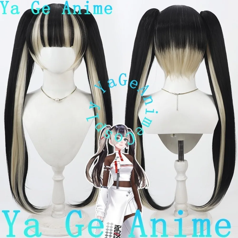 HololiveJūufūtei Raden شعر مستعار تأثيري التوأم ذيول أنيمي عرض الواقع لعبة لعب الأدوار شعر مستعار تستخدم لحفلات الرقص أنيمي