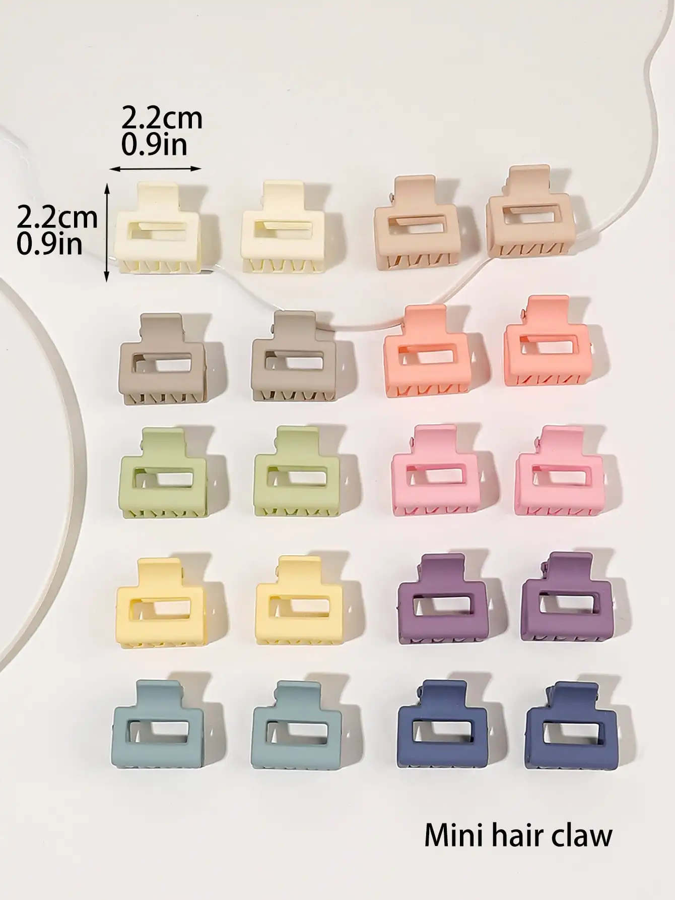 20 Stück mehrfarbige gemischte Packung kleine Haarklammern, niedliche Haarspangen, Haar-Accessoires für Frauen und Mädchen, Pony, perfekt für den täglichen Gebrauch – Detail 5