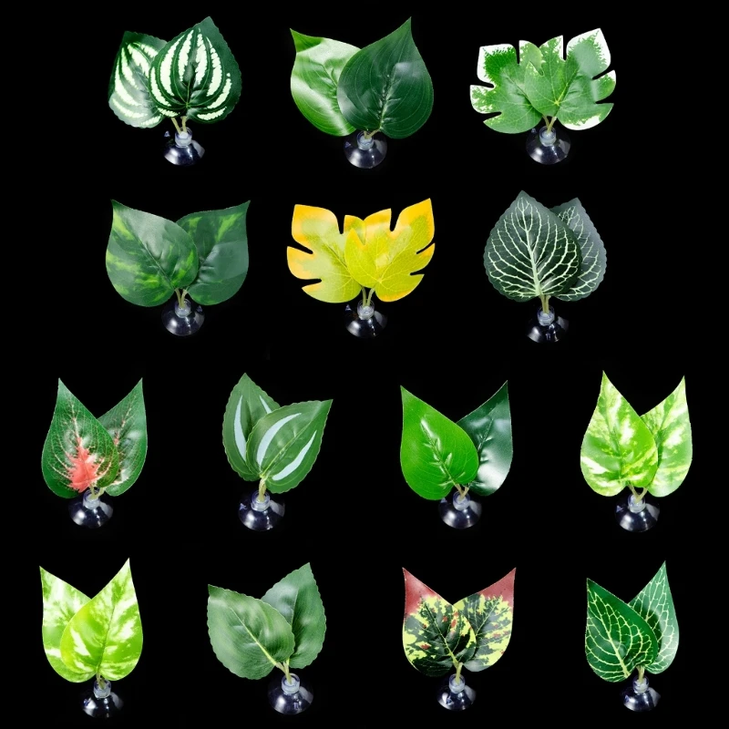 Fish Leaf Pad Hammock Bed for BettaFish Aquariums Plant Landscape Decorations