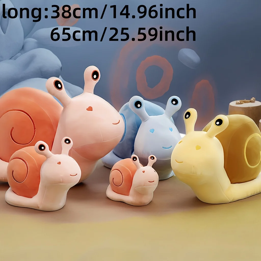 1pcs Multi colored Snail Plush Puppet Plush Toy Snail Doll Sofa Pillow Pillow Pillow Home Decoration Living Room Decoration Bedr