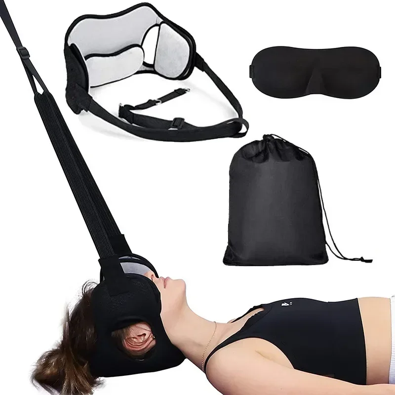 Neck Hammock Cervical Spine Stretcher Neck Relaxation Relieve Pain Door Mounted Stretcher Relieve Neck Pressure