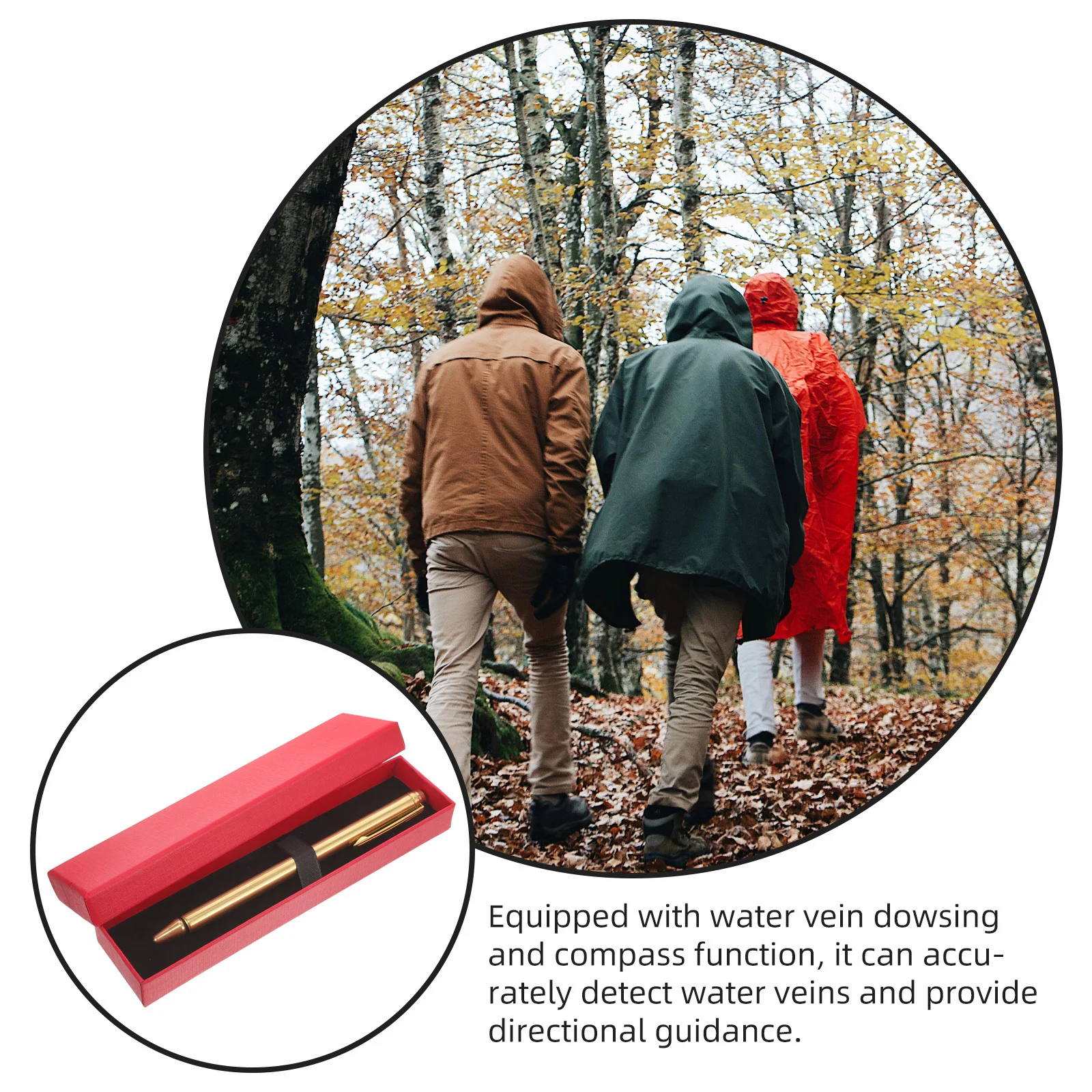 

Brass Dowsing Rods Collapsible For Water Vein Detection Compass Navigation Geological Exploration Tool Dowsing Rods