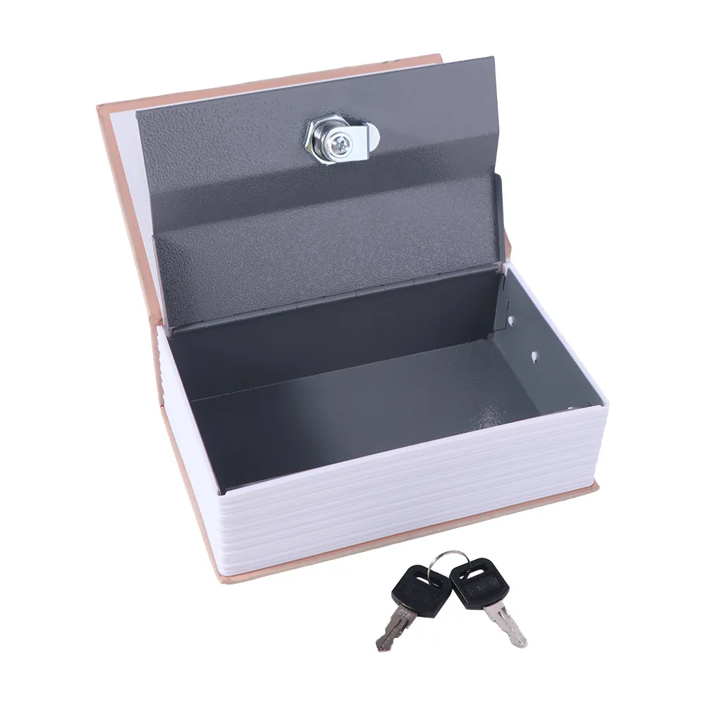 Book Shape Password Security Safe Box Analog Dictionary Anti theft Hidden Dictionary Book Rectangle Key Locker Cash Jewelry