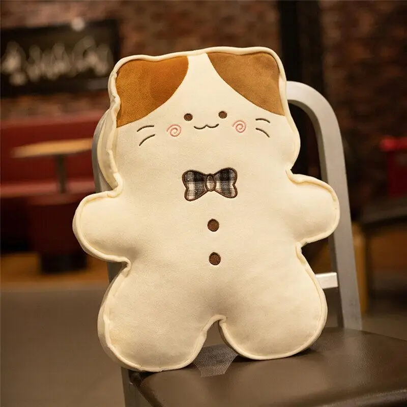 Gingerbread Man คริสต์มาสของเล่นตุ๊กตาน่ารักตุ๊กตายัดไส้ของเล่น Gingerbread Man กอดหมอนสําหรับครอบครัวเพื่อนร่วมงาน