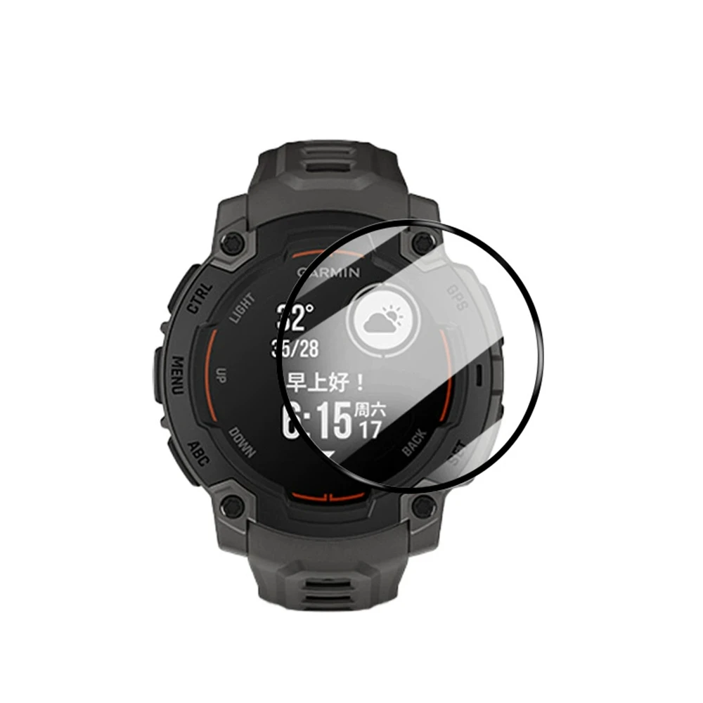 Instinct 3 用 45 ミリメートル時計湾曲した 3D 複合材料フィルム Instinct 3 用 50 ミリメートル水ゲルフィルム