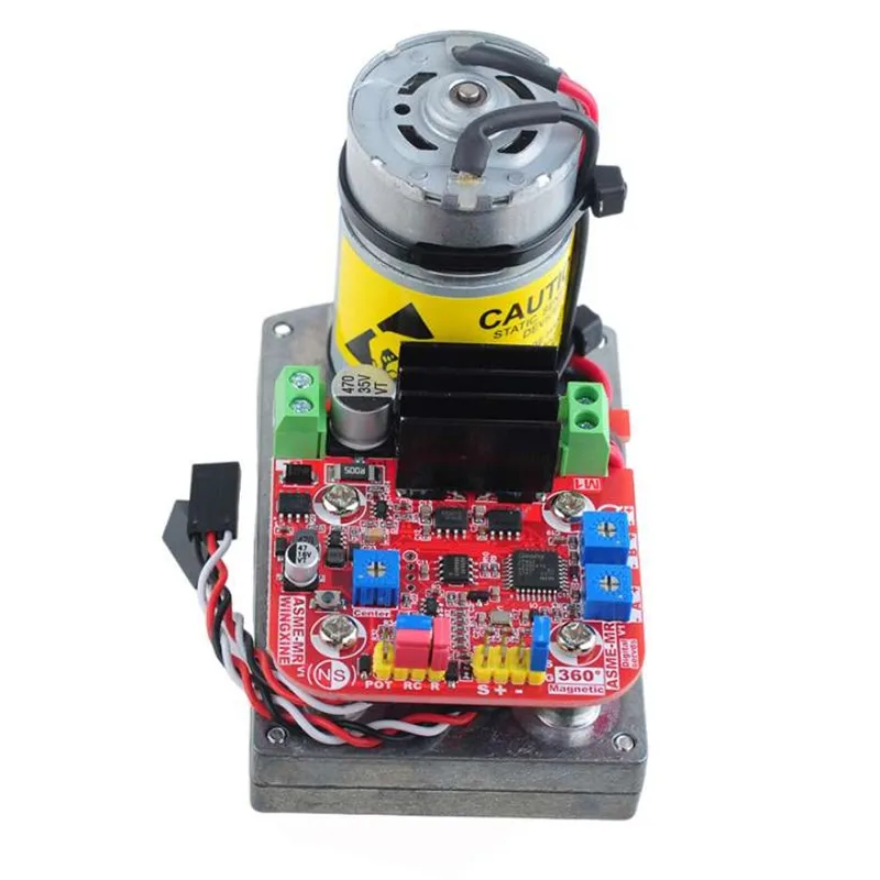

ASME-MRB Magnetic Encoding 360 Degree High Torque Digital Servo 380kg.cm High-power 12V-24V Motor for Large Robotic Arm