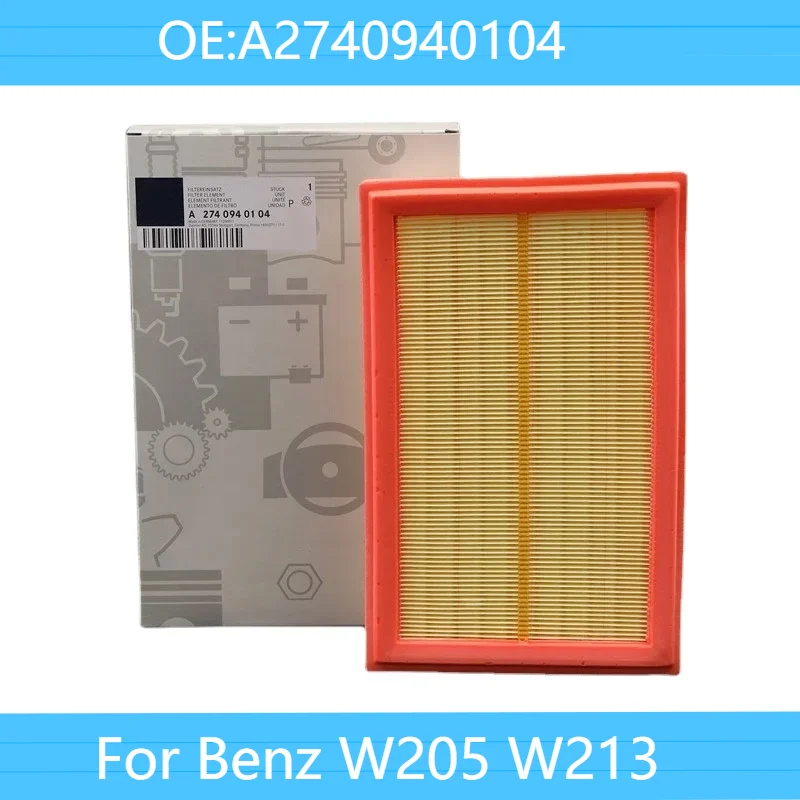 Car Air Filter Cleaner Element A2740940104 For Mercedes Benz W205 W213 X253 C180 C200 C300 E200 E300 GLC Coupe High Flow Intake