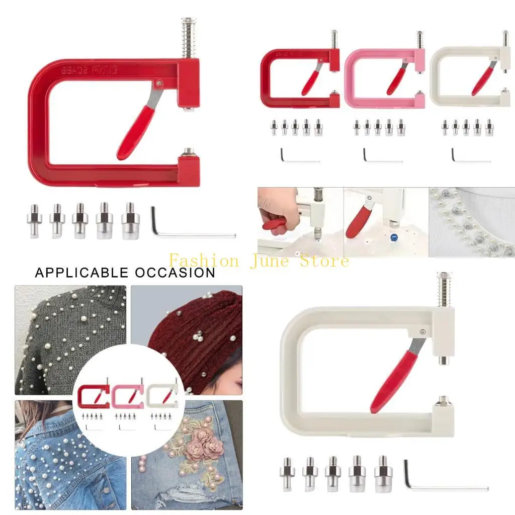 

N5KA Fashionable Bead Setting Machine Portable and User Friendly Jewelry Designing Tool for Necklace and Earring Creation,