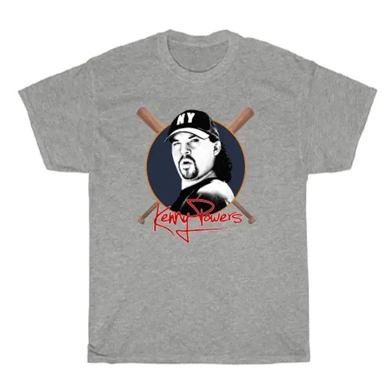 Kenny Powers Baseball Player Eastbound Down Men's Grey Size S to 3XL T shirt
