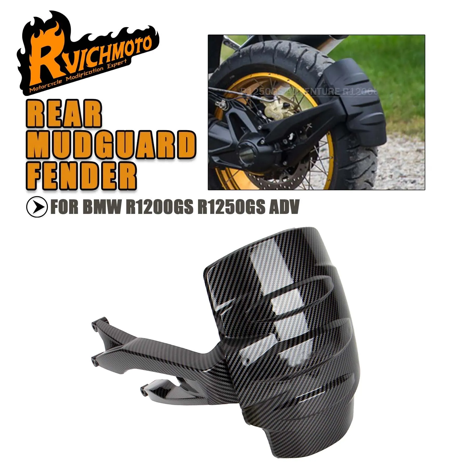 Motorcycle Fender Mud Cover Hugger Mudflap Guard R1200GS Rear Wheel Hugger Mudguard For BMW R1250GS Adventure R 1200 1250 GS/ADV