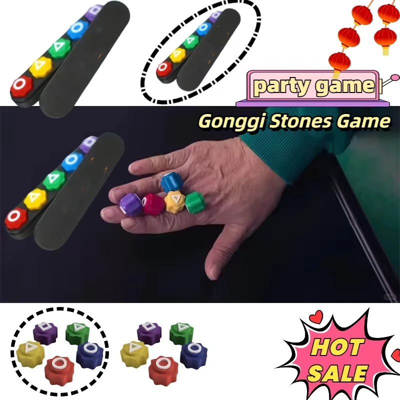 Gonggi Traditional Korean Tossing Game Gonggi Funny Board Game S Quid Tossing Calarmar 2025 Same Style