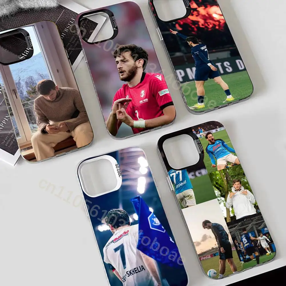 

Kvaratskhelia 77 Georgia Phone Case For iPhone 17,16,15,14,13,12,11,Pro,MAX,Plus TPU Soft To Skin-friendly Cover