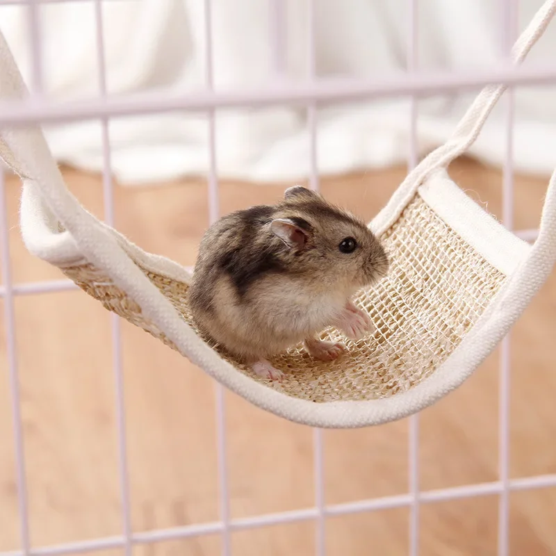 Small  Grass Nest Hanging Toy Nest Chipmunk Summer Straw Sleeping Small Pet Hammock