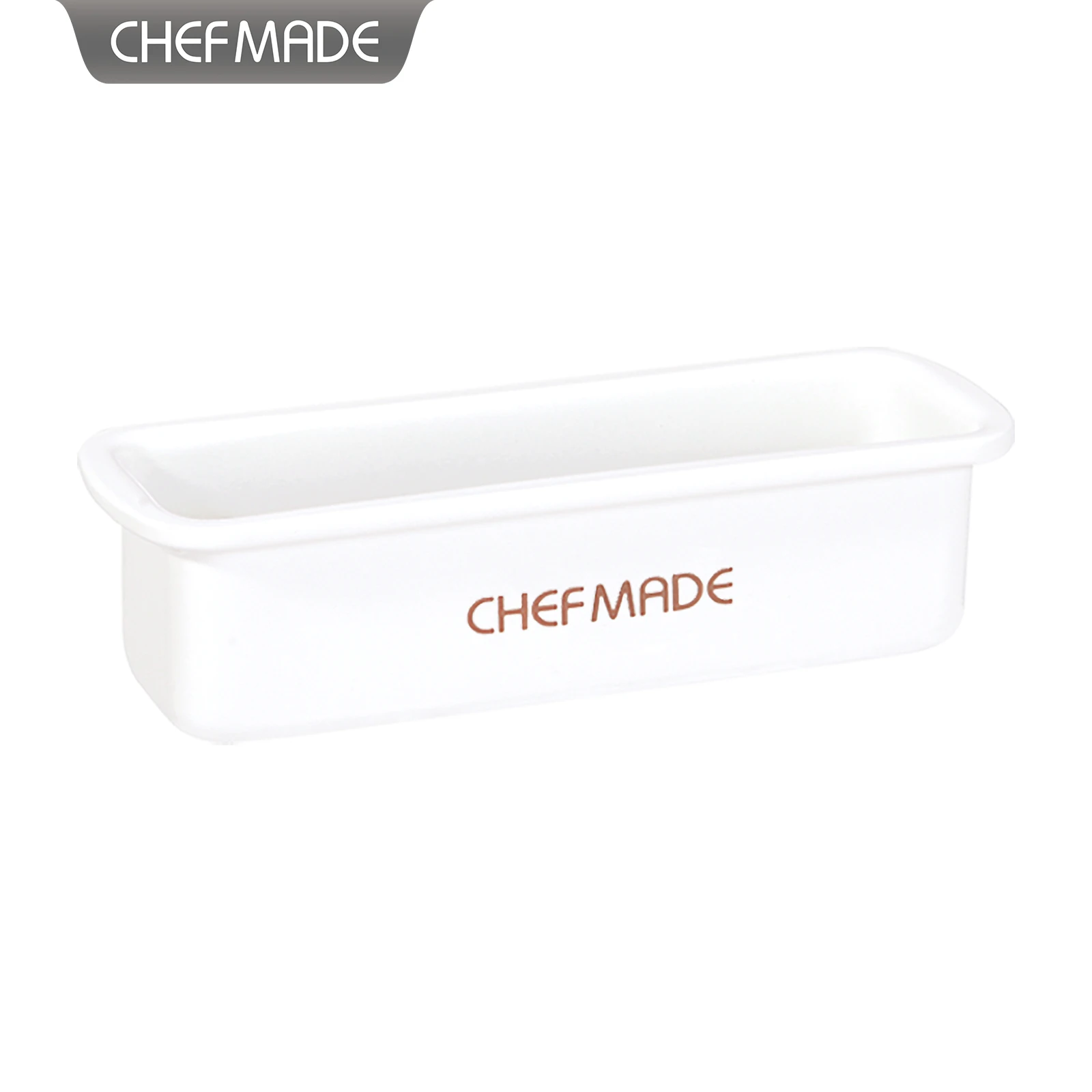 Non-stick Rectangular Baking Tray, CHEFMADE White Multipurpose Loaf Mold for Pound Cake, Toast Bread Home Oven Baking Tool