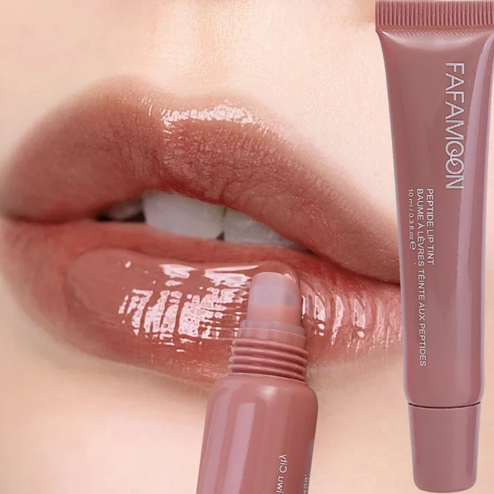 Mirror Plumping Lip Gloss Oil 5 Colors Moisturizing Transparent Lip Plumper Nutritious Watery Liquid Lipstick Makeup Cosmetics