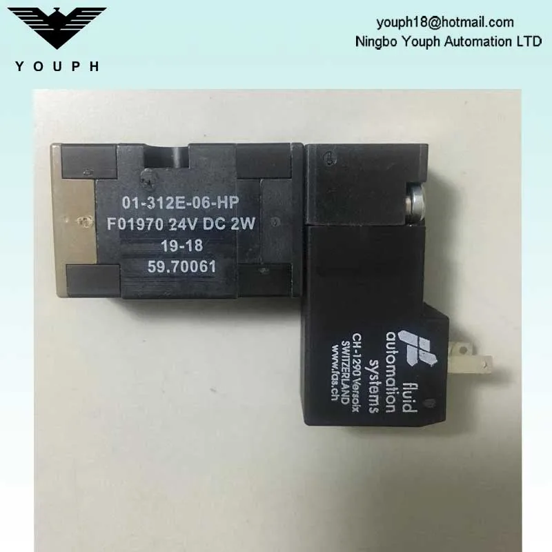 59.70061 01-312E-06-HP F01970 24 فولت تيار مستمر 2 واط NORGREN الطيار صمام