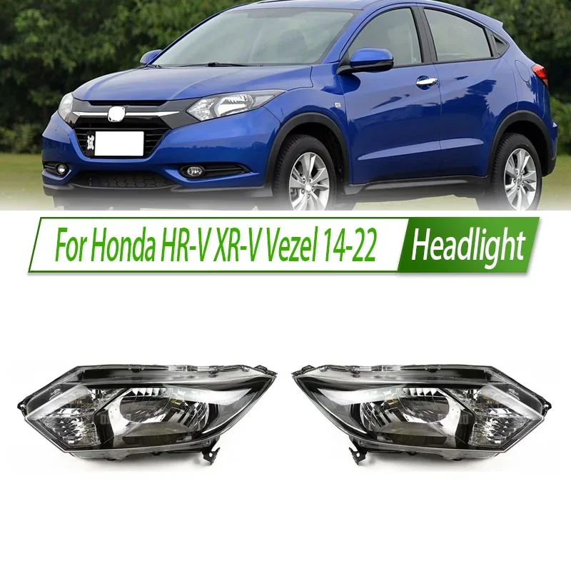 

For Honda HR-V XR-V Vezel 14-22 Halogen Headlight Assembly OEM Style Front Headlamp Bulb Socket Plug & Play Replacement