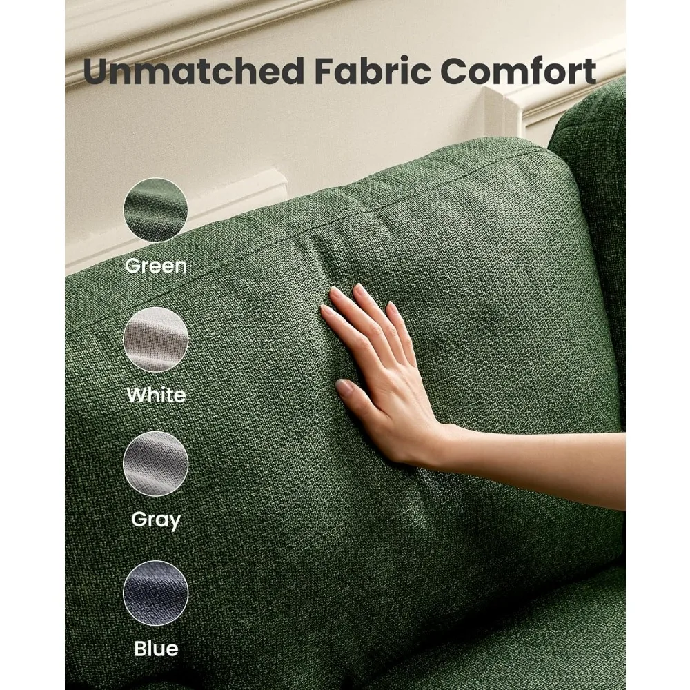 AMADA HOMEFURNISHING 40 كرسيًا لغرفة المعيشة، كرسي للقراءة، كرسي مميز، أريكة صغيرة لغرفة النوم، كرسي بذراعين كبير الحجم في منتصف القرن #5