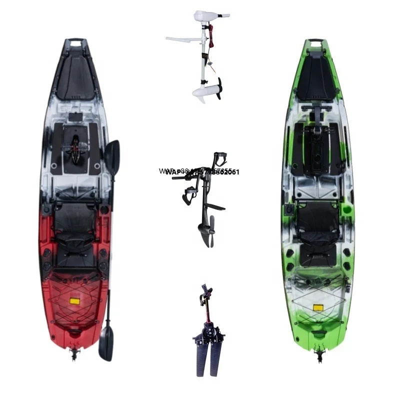 

Новинка 2025 года: Моторный и педальный рыболовный каяк LSF 12FT для морской рыбалки