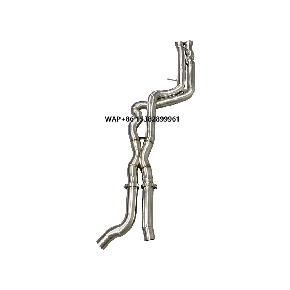 Awesome Performance Equal Length Stainless Steel 304 Exhaust Mid Pipe 1.5mm Polished Finish for M3 M4 F80 F82 F83 M2C F87