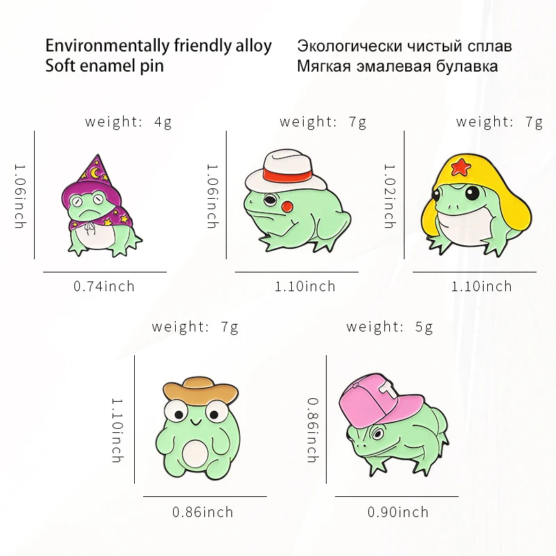 Джинсовый лацкан искусственный аниме Froggy металлический значок ювелирные изделия подарок для друзей Милые Забавные лягушки Pines жест животные эмалевые булавки