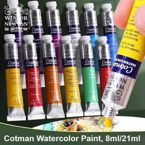 8ml/21ml Winsor & Newton Cotman Watercolor Paint High Quality, Yet Affordable, Delivering Trusted Performance Good Transparency