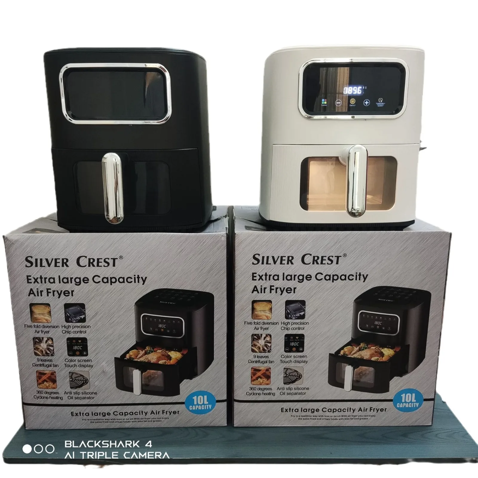 10L Large Capacity Multifunctional Electric Air Fryer OvenDigital Control Healthy Modern air Fryer Fast Steam Air Fryer