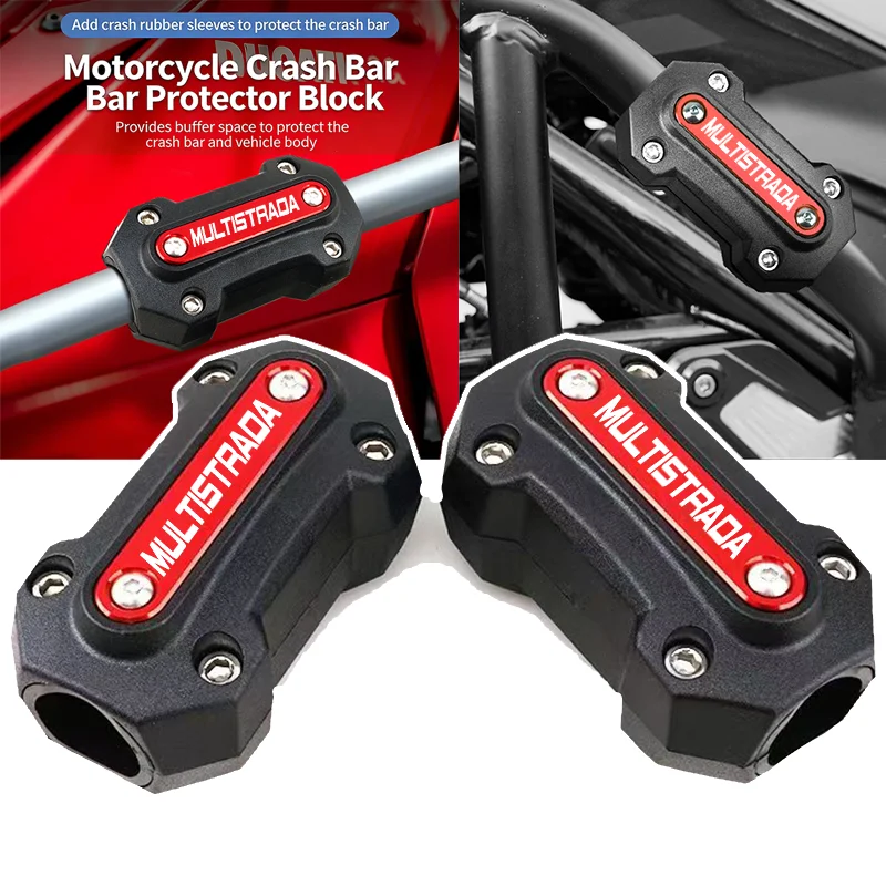 

For Ducati MULTISTRADA 950 1200/1260/S/ST V2S V4 RS Desertx 937 Rally Desert X Motorcycle Bumper Engine Crash Bar Trim Protector