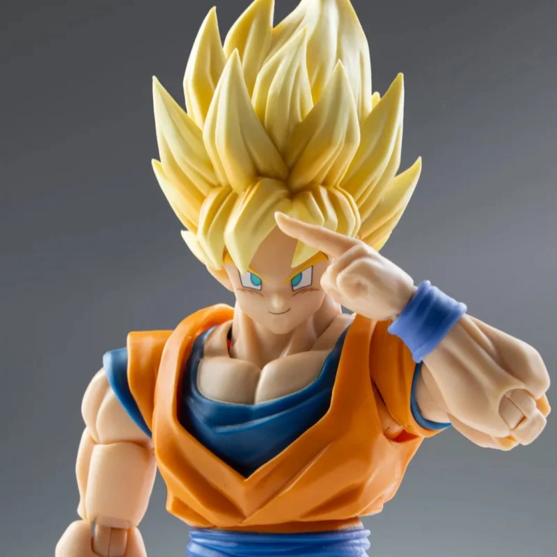 

Original Bandai Dragon Ball Z S.H. Figuarts Super Saiyan Son Goku 3.0 The Games Begin Anime Action Figure Model Toys Gift