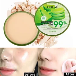 Oil Control Makeup Powder Moisturizing Brightening Press Powder Nature Light Breathable Waterproof Lasting Setting Loose Powder