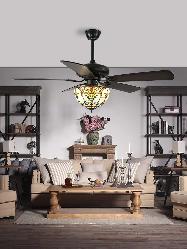 42 52 بوصة نمط مروحة السقف مع شفرات الخشب الخفيفة التحكم عن بعد Led 3 اللون 24 واط الصناعية المشجعين مصباح مع أضواء