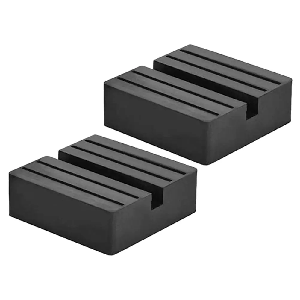 

2pcs Floor Jack Pad Square Rubber Cushion for Car Vehicle Repair Lifts Stand Accessories pad floor rubber pad vehicle lifts rv
