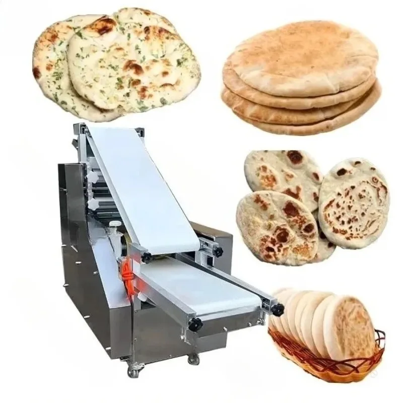 Bread Roti Maker: Fully Automatic 5-40cm Flat Bread Production Machine for Paratha  Naan  Tortilla  Chapati