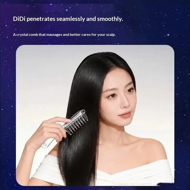 Multi-Function Mini Portable Head Applicator Comb Anti-Frizz Hair Care Hair Firming Applicator Scalp Nourish Anti-Static