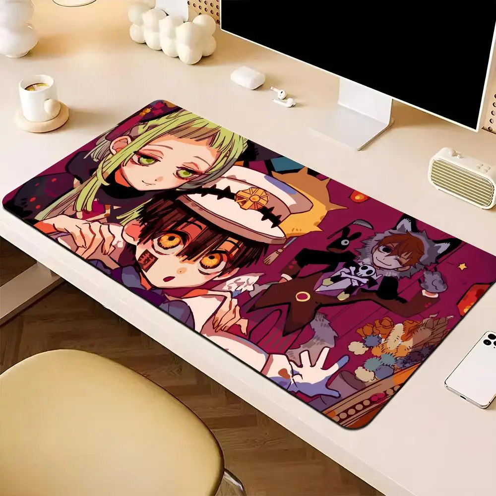 Toilet-Bound Hanako-kun Mouse Pad game teclado XXL Mouse Pad Large Computer Laptop Non-slip Keyboard Desk Mat Mousepad