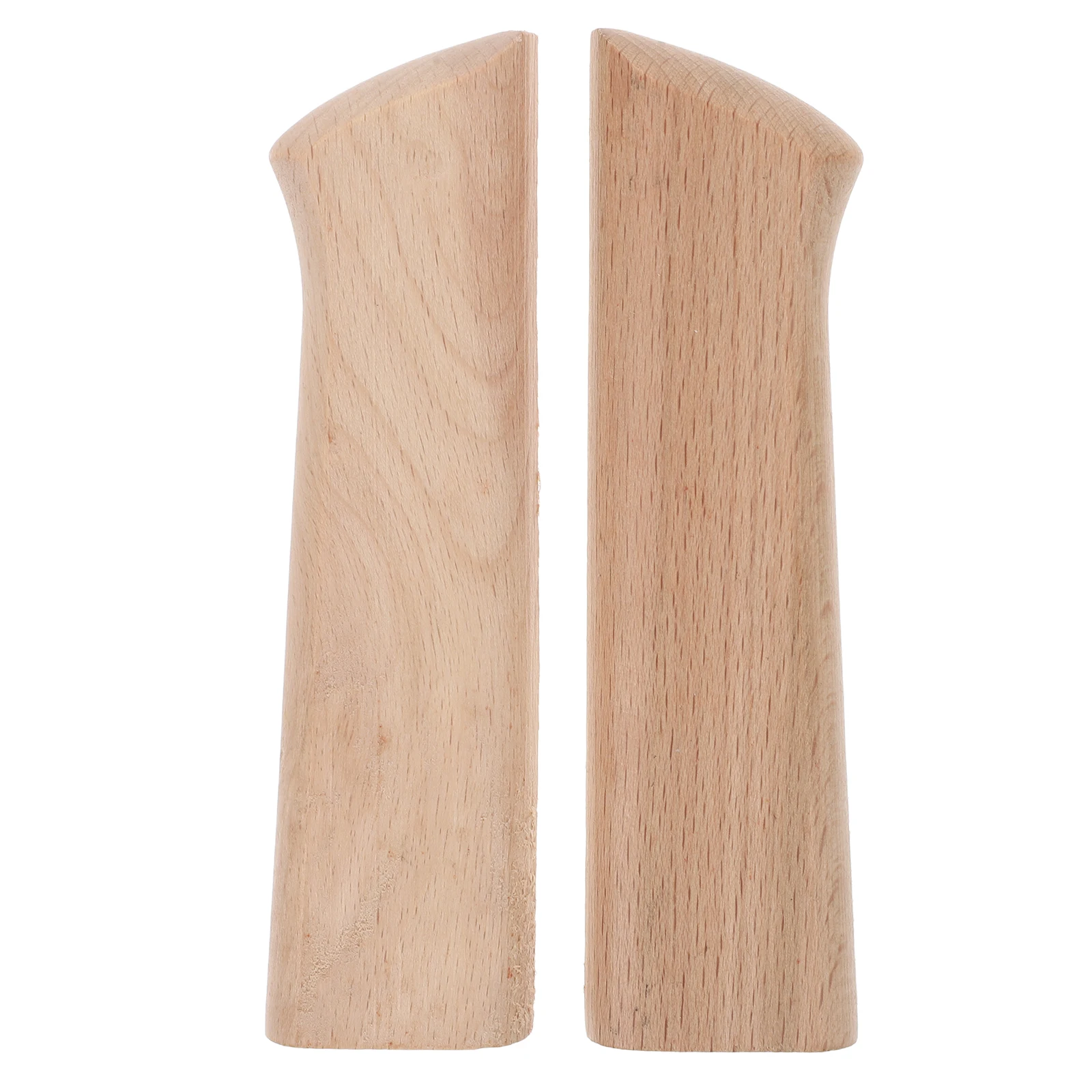 

2pcs BeechWood Handle Kitchen Knife Replacement AntiSlip Repair Parts Japanese Chef Tool Accessories Wooden Grips
