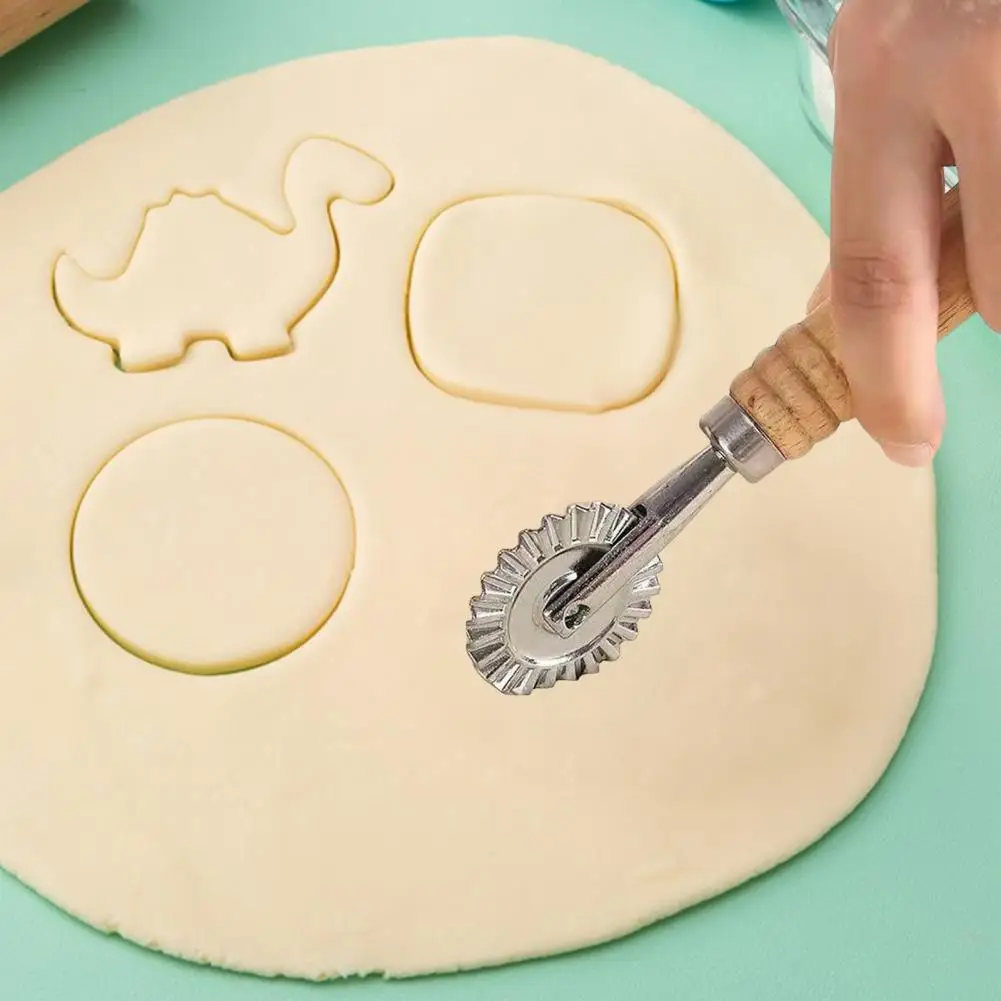 Multifunction Pasta Cutter, Roller Mold, One-Click Shaping, lâmina de aço inoxidável, punho ergonômico, Dough Pattern Cutter, Baking Tool