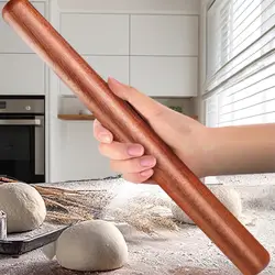 Solid Wood Rolling Pin Dumpling Skin Special Extended Household Large Rolling Pin Commercial Noodle Rolling Pin Rod Stick