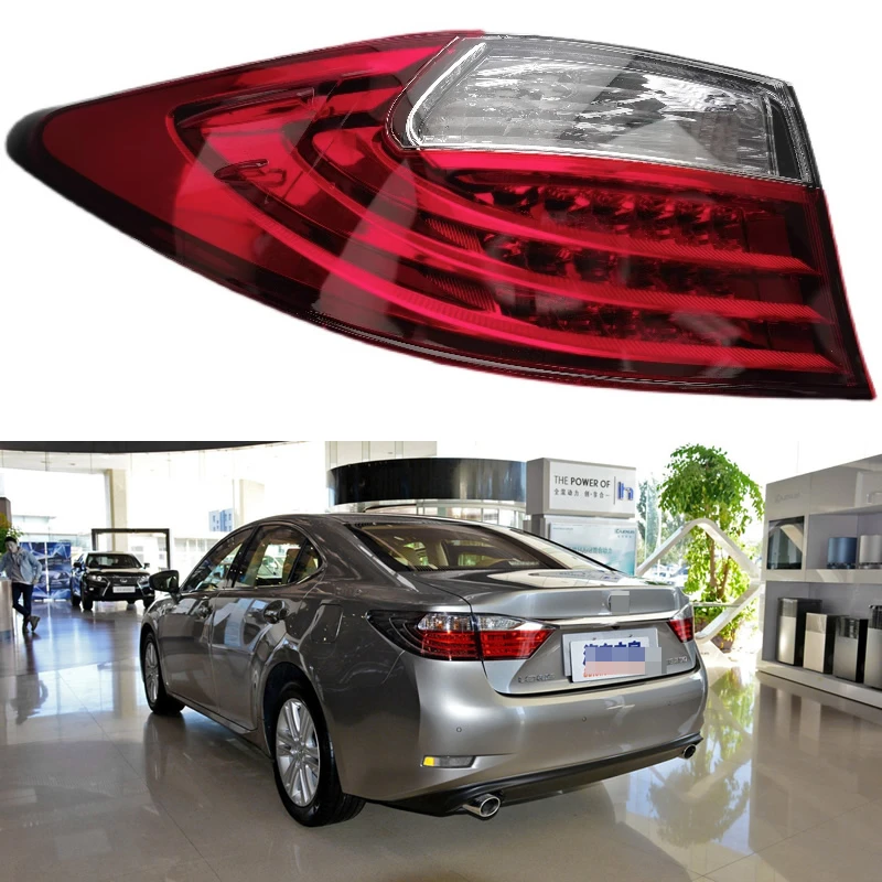 

For Lexus ES rear taillight assembly ES brake light anti chasing inner and outer taillight covers 2013-2021 models