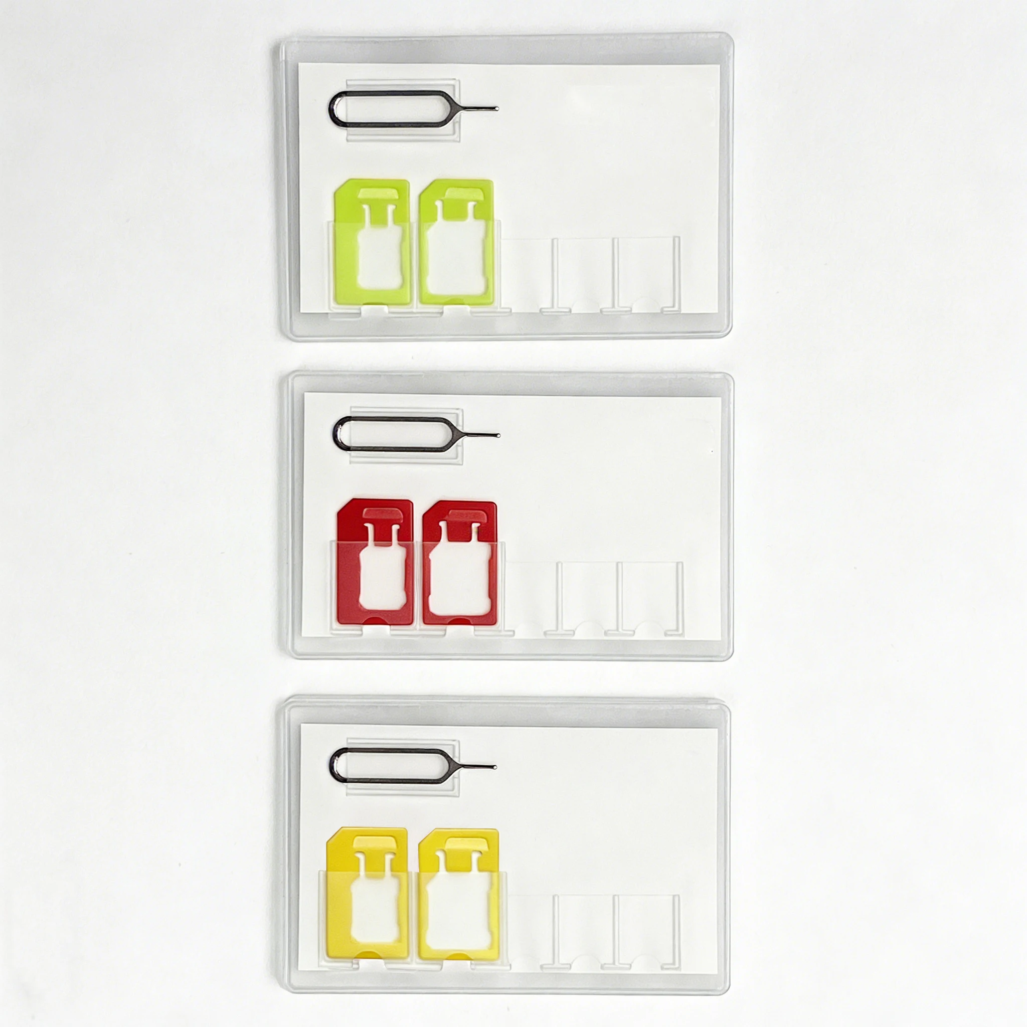 Sim Card Holder Case - 3 Pack Ultra Slim SIM Card