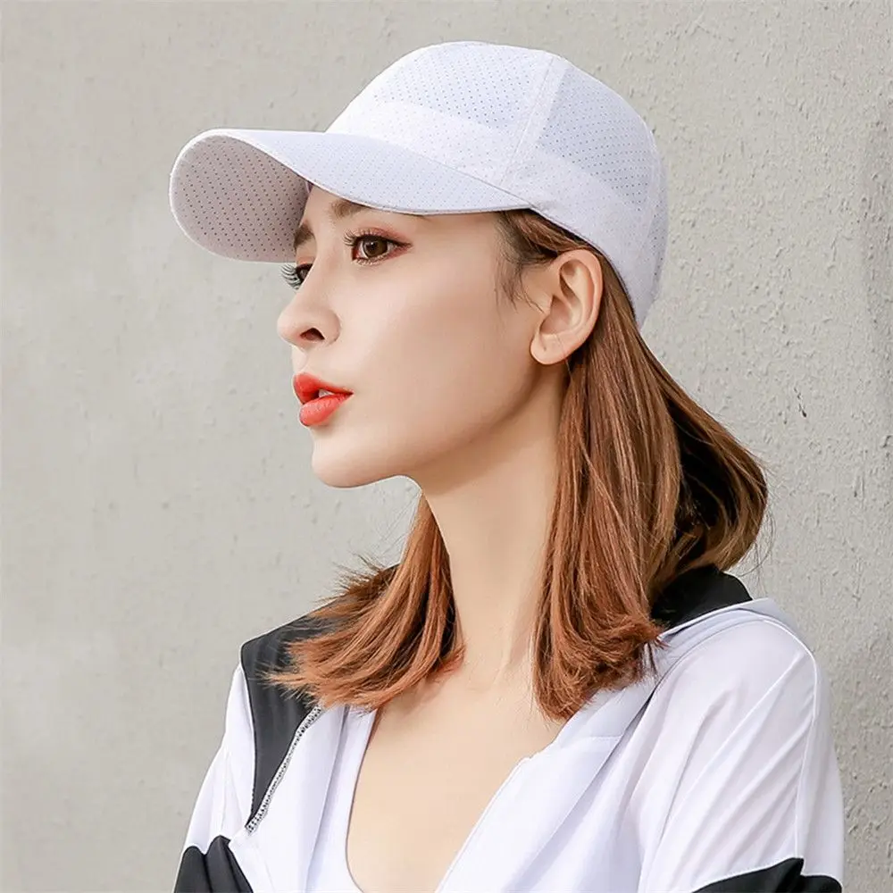 Breathable Quick Dry Baseball Cap Mesh Sun Hat Golf Tennis Cap For Outdoor Sports Running Hiking Camping For Men Women