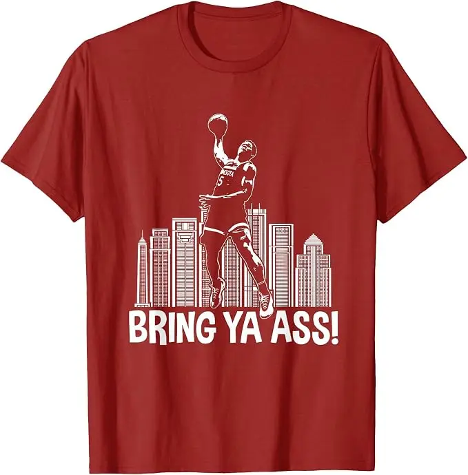 Minnesota 2024 Bring Ya Ass T-Shirt, Y2k Vintage Basketballspieler Grafik-Bekleidung für Damen und Herren, Kurzarm Weiches Baumwoll-T-Shirt – Detail 14