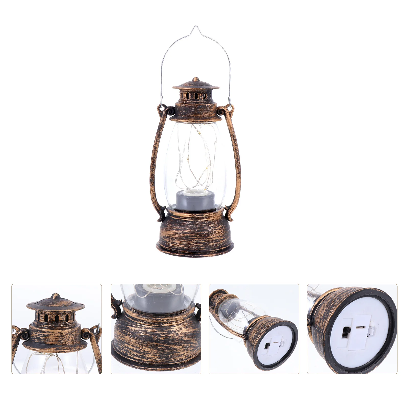 

1Pcs Vintage LED Decorative Oil Lamp Creative Pendant Light for Festival Birthday Gifts Oil Lamp Retro Hanging Light