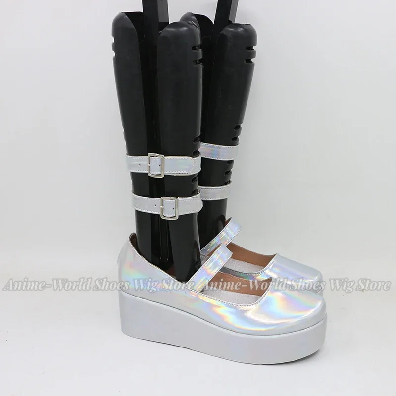 ホロライブ NEEDY GIRL OVERDOSE KAngel コスプレ靴カスタム男性女性ユニセックスエンジェルちゃん美しいハロウィンコスプレ靴