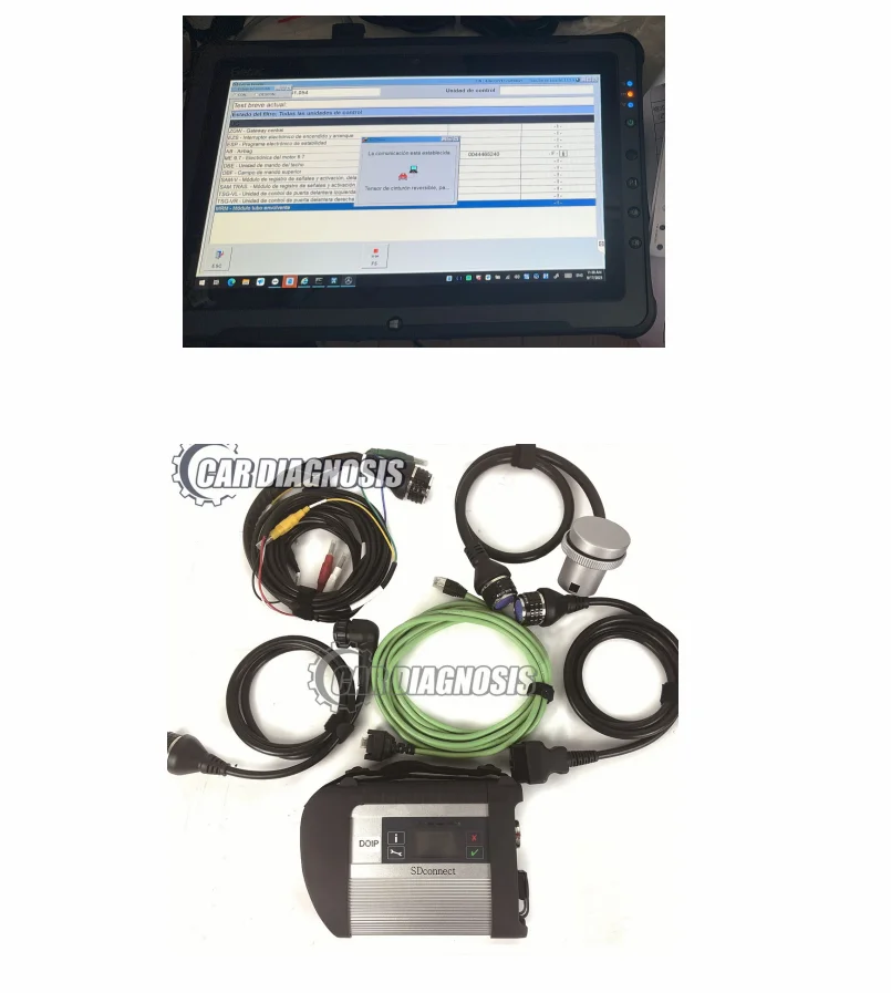 

f110 tablet for Doip MB Star C4 Xentry SD Connect C4 wis DAS Wireless Multiplexer Star C4 For BENZ Car Truck 12/24V