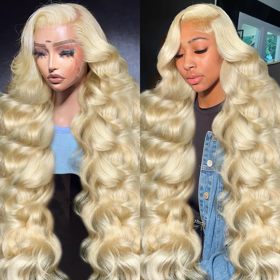 

Blonde 613 Hd Lace Frontal Wig 13x6 Human Hair Body Wave Human Hair Wigs For Black Women 30 Inch Brazilian 13x4 Lace Front Wig