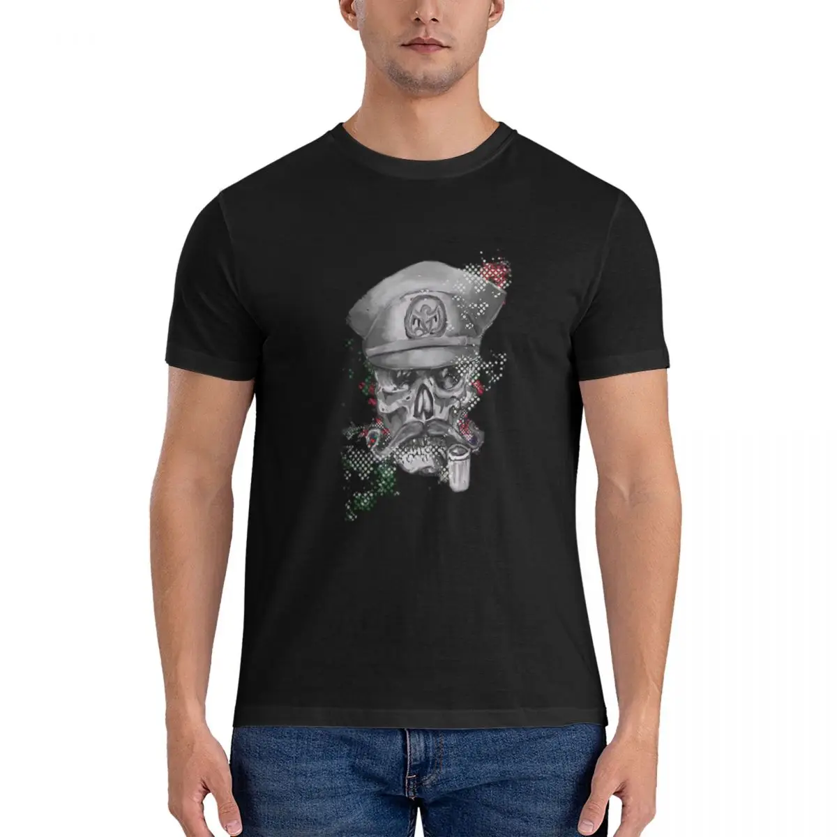 Camiseta Pop Art Battlefield General para hombre, camisetas clásicas de talla grande, camisetas de algodón con cuello redondo, camisetas cortas de verano para hombre